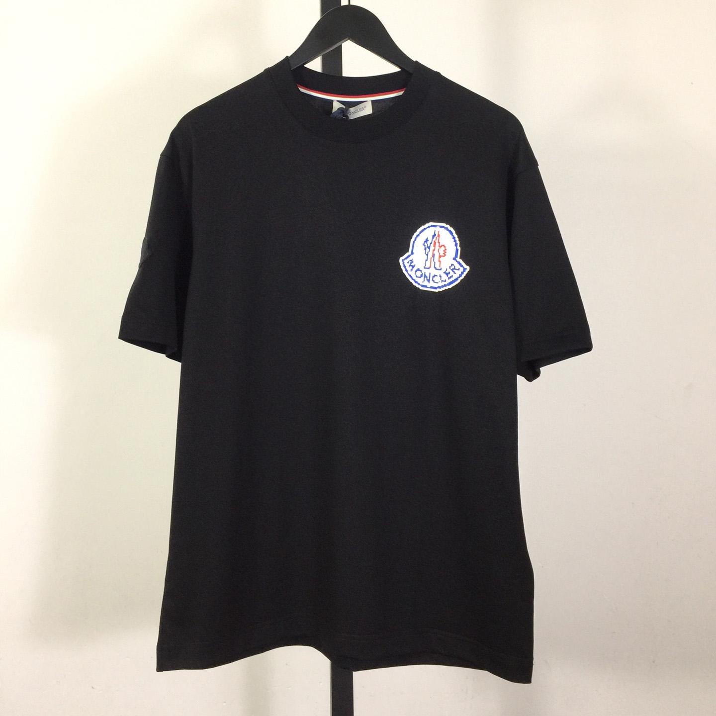 Moncler Logo Cotton T-shirt - DesignerGu