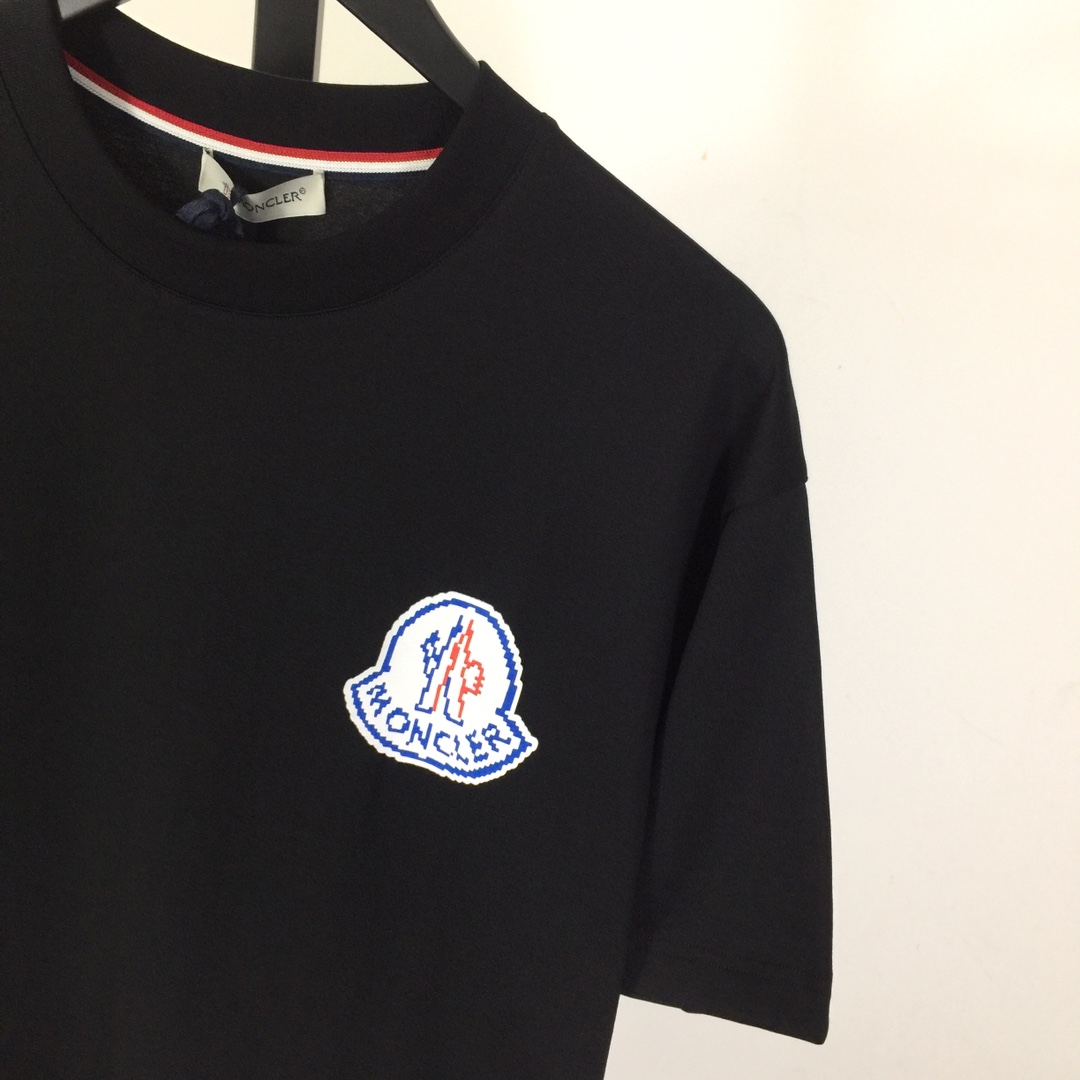 Moncler Logo Cotton T-shirt - DesignerGu