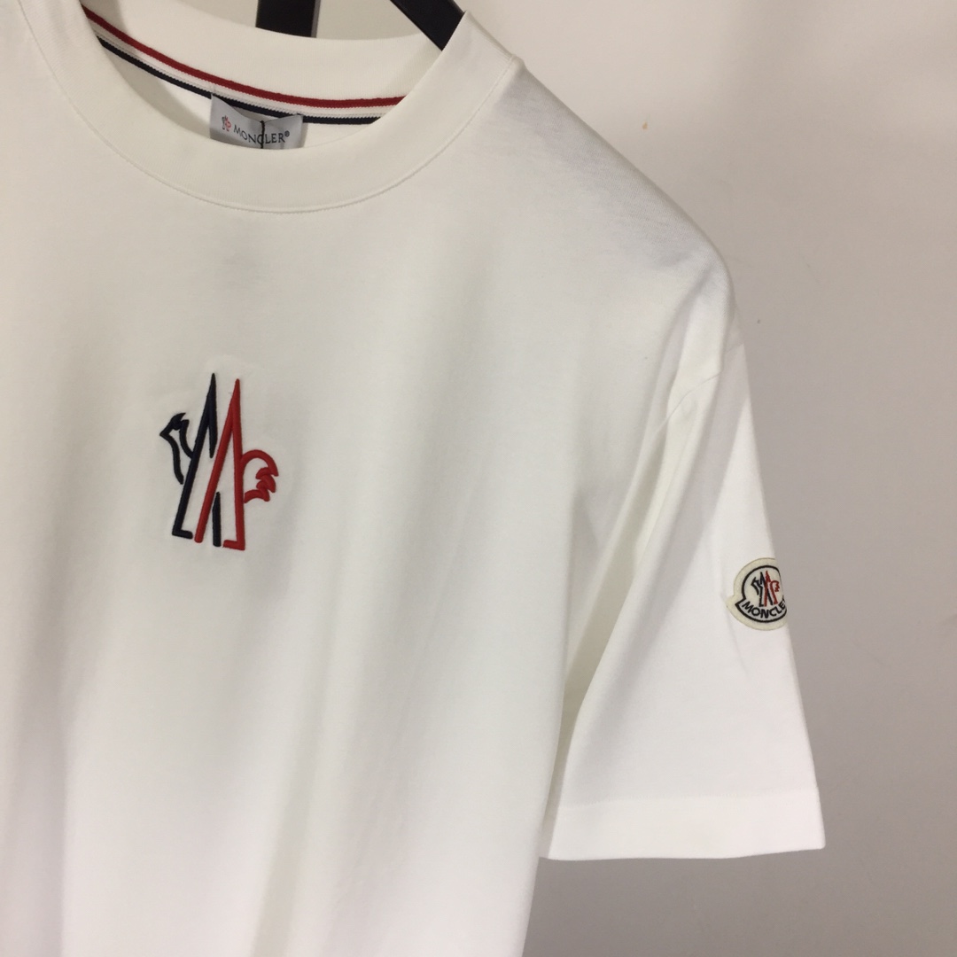 Moncler Logo Cotton T-shirt - DesignerGu