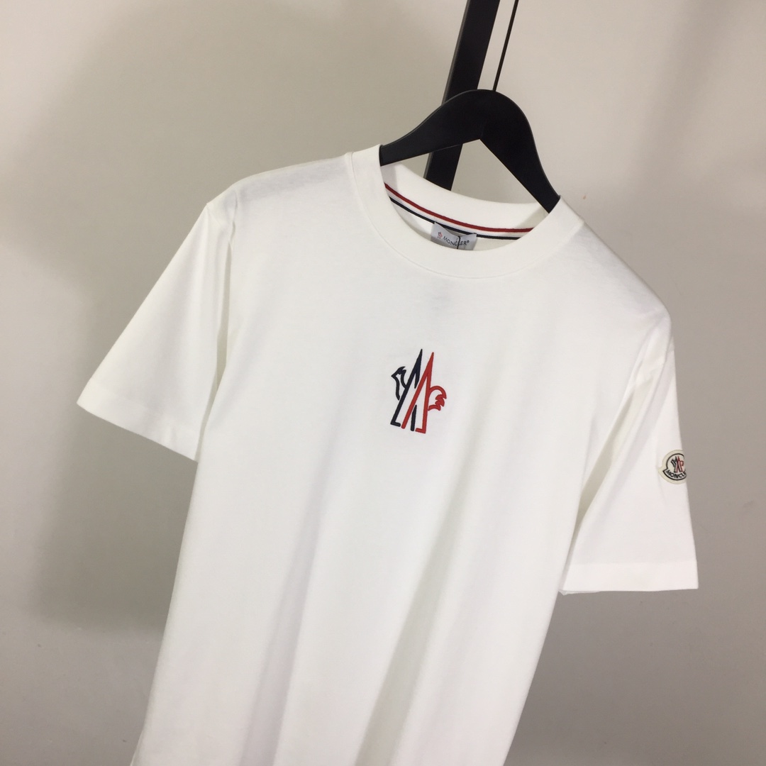 Moncler Logo Cotton T-shirt - DesignerGu