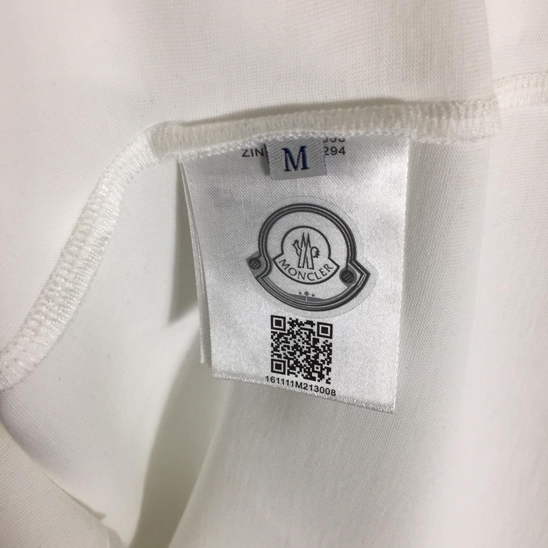 Moncler Logo Cotton T-shirt - DesignerGu