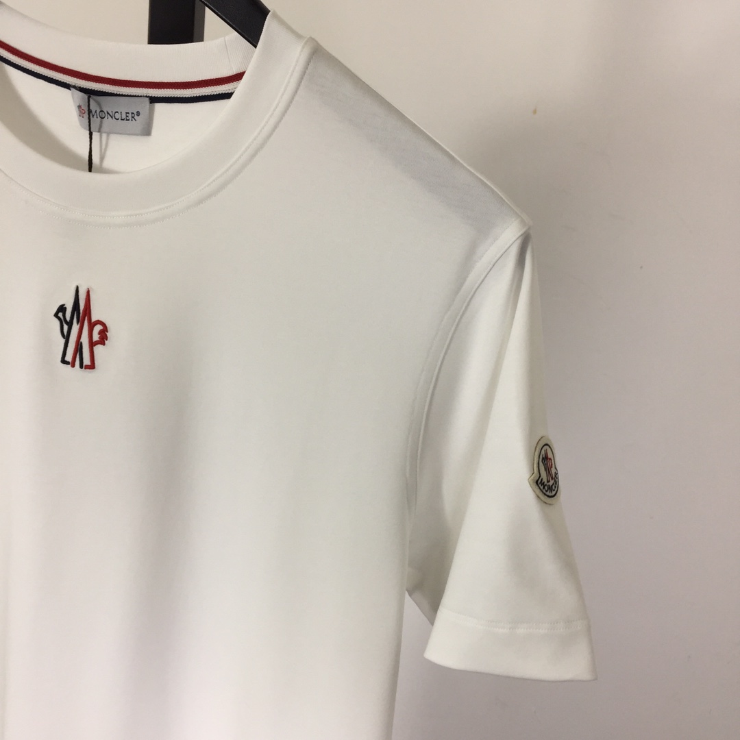 Moncler Logo Cotton T-shirt - DesignerGu