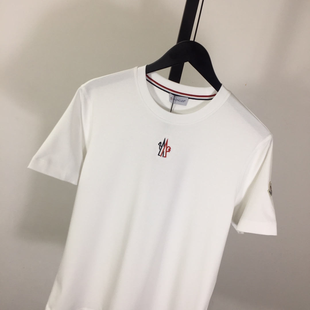 Moncler Logo Cotton T-shirt - DesignerGu