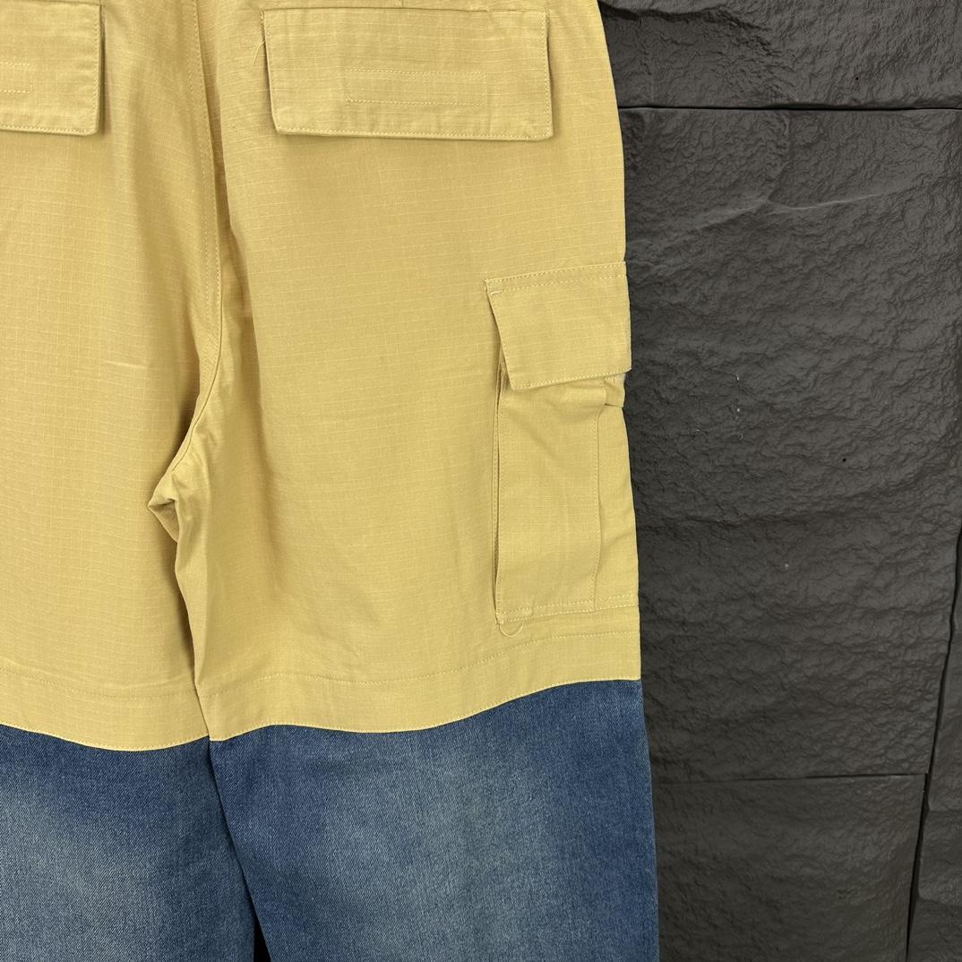 Balenciaga Patched Cotton Cargo Pants - DesignerGu