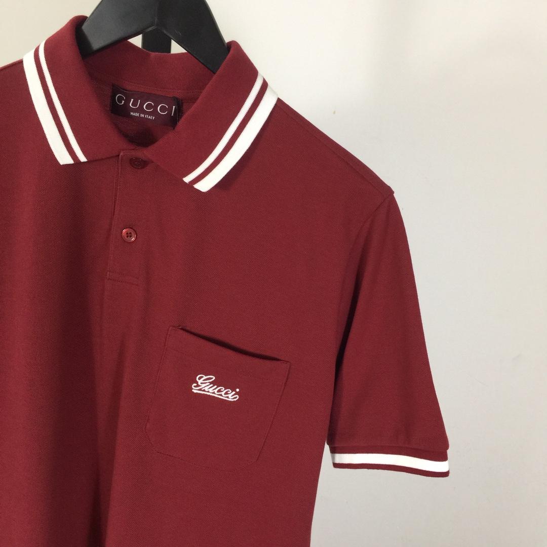 Gucci Cotton Piquet Polo Shirt - DesignerGu