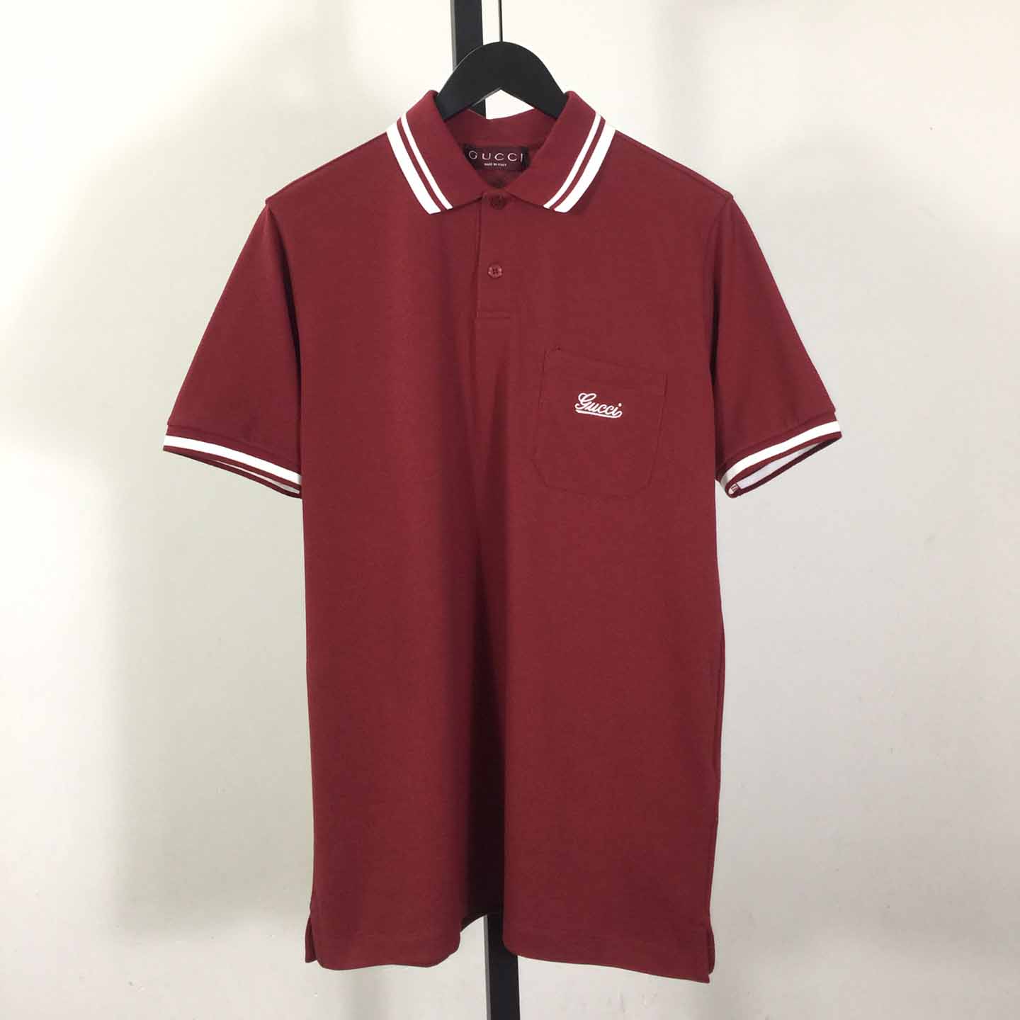 Gucci Cotton Piquet Polo Shirt - DesignerGu