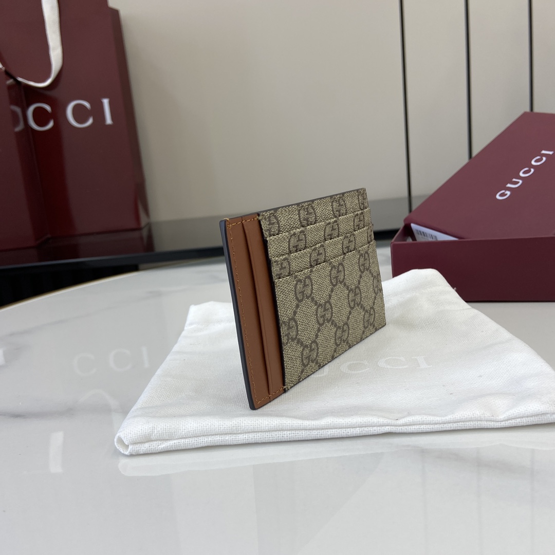 Gucci GG Emblem Card Case  - DesignerGu