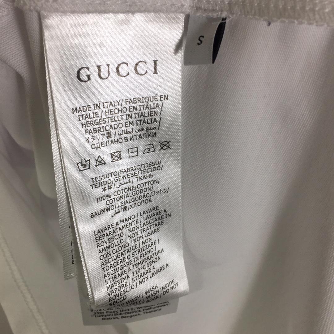 Gucci Cotton Jersey T-shirt With Print  - DesignerGu