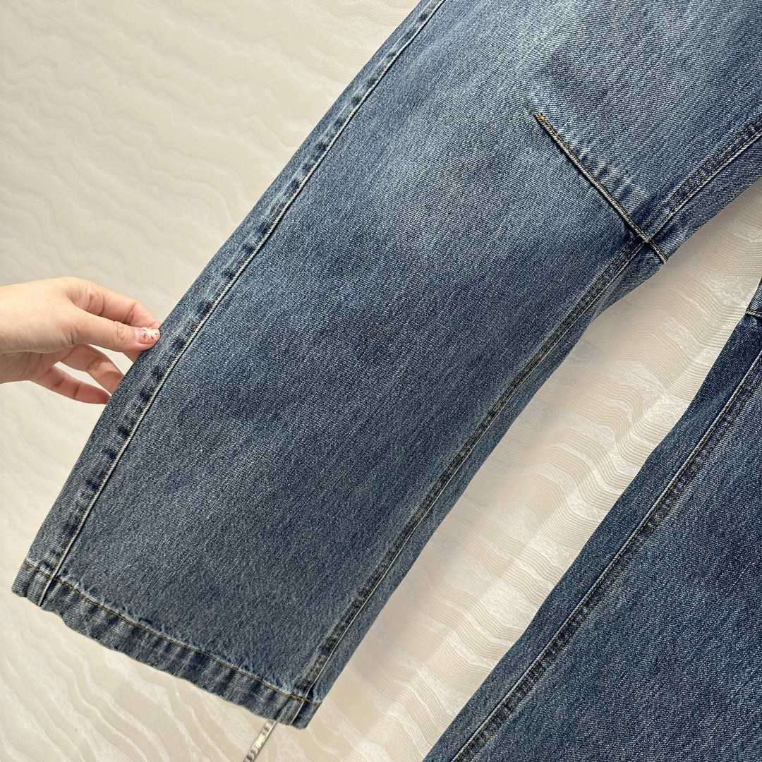 Loewe Anagram Barrel Jeans In Denim - DesignerGu