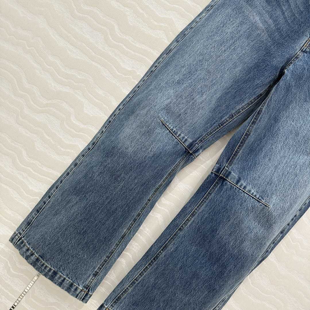 Loewe Anagram Barrel Jeans In Denim - DesignerGu