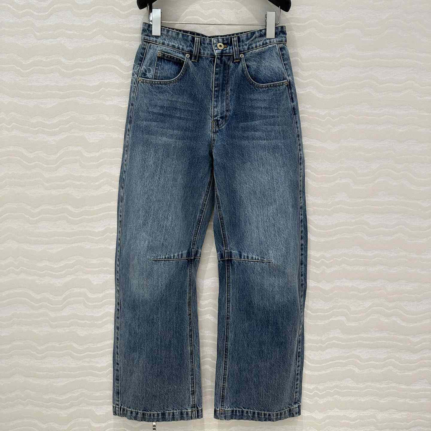 Loewe Anagram Barrel Jeans In Denim - DesignerGu