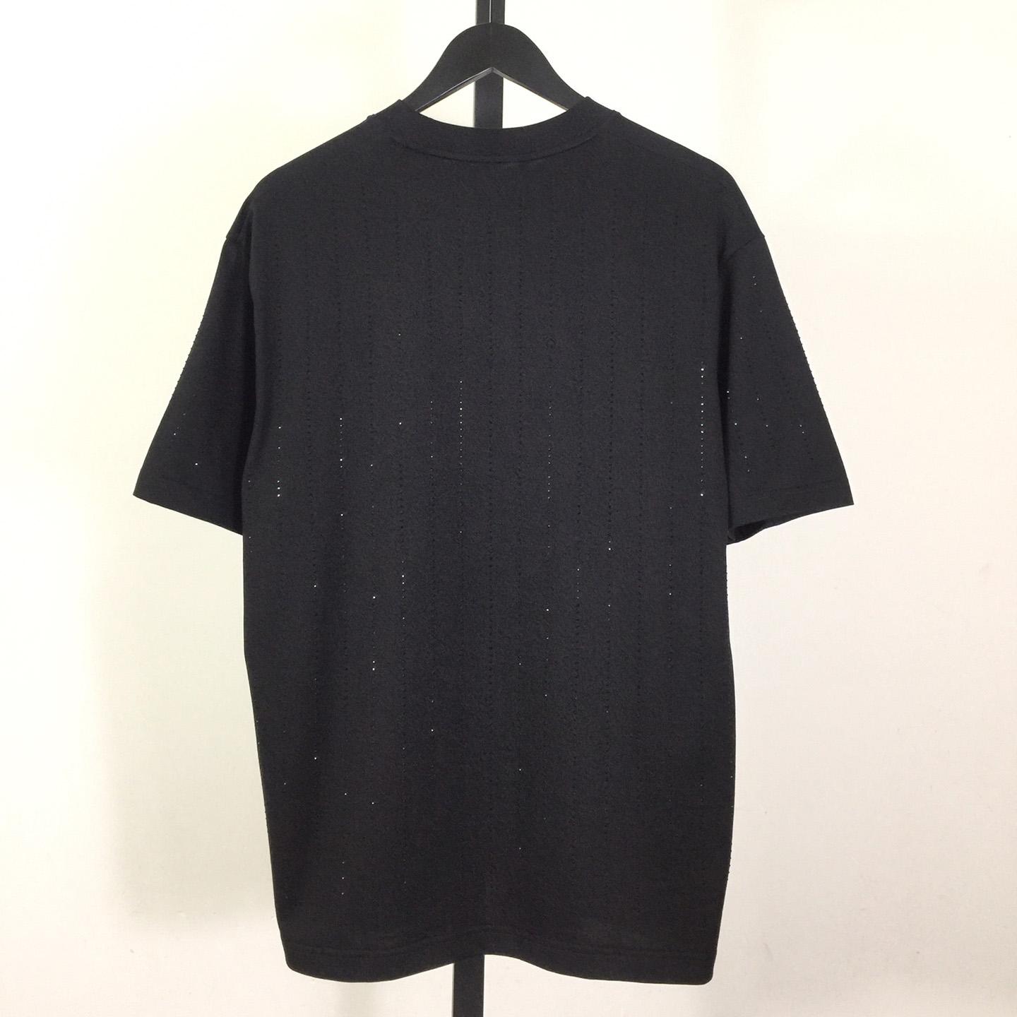 Louis Vuitton Cotton T-Shirt With Crystal - DesignerGu