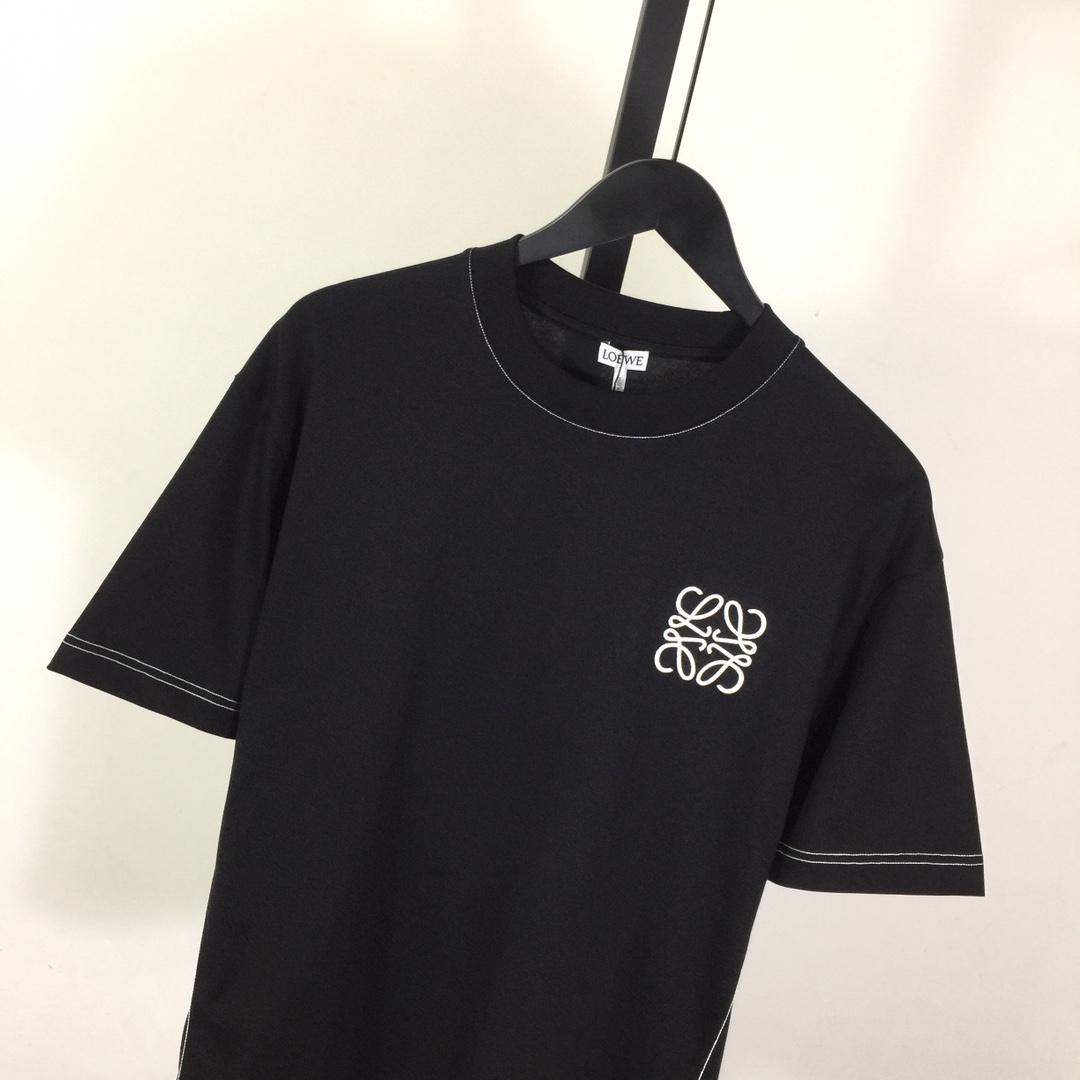 Loewe Logo Cotton T-shirt - DesignerGu