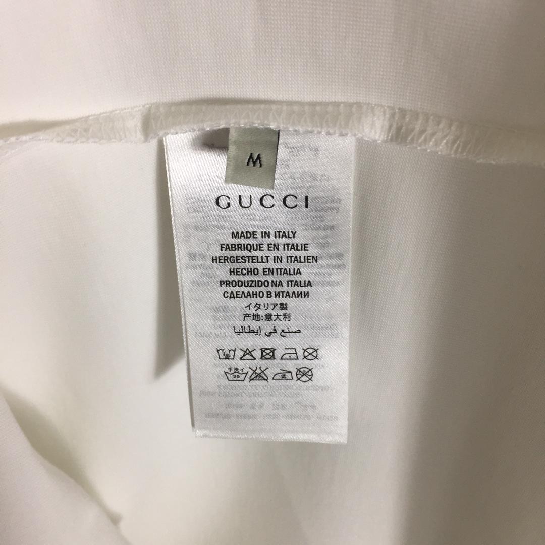 Gucci Cotton Jersey T-shirt With Print  - DesignerGu