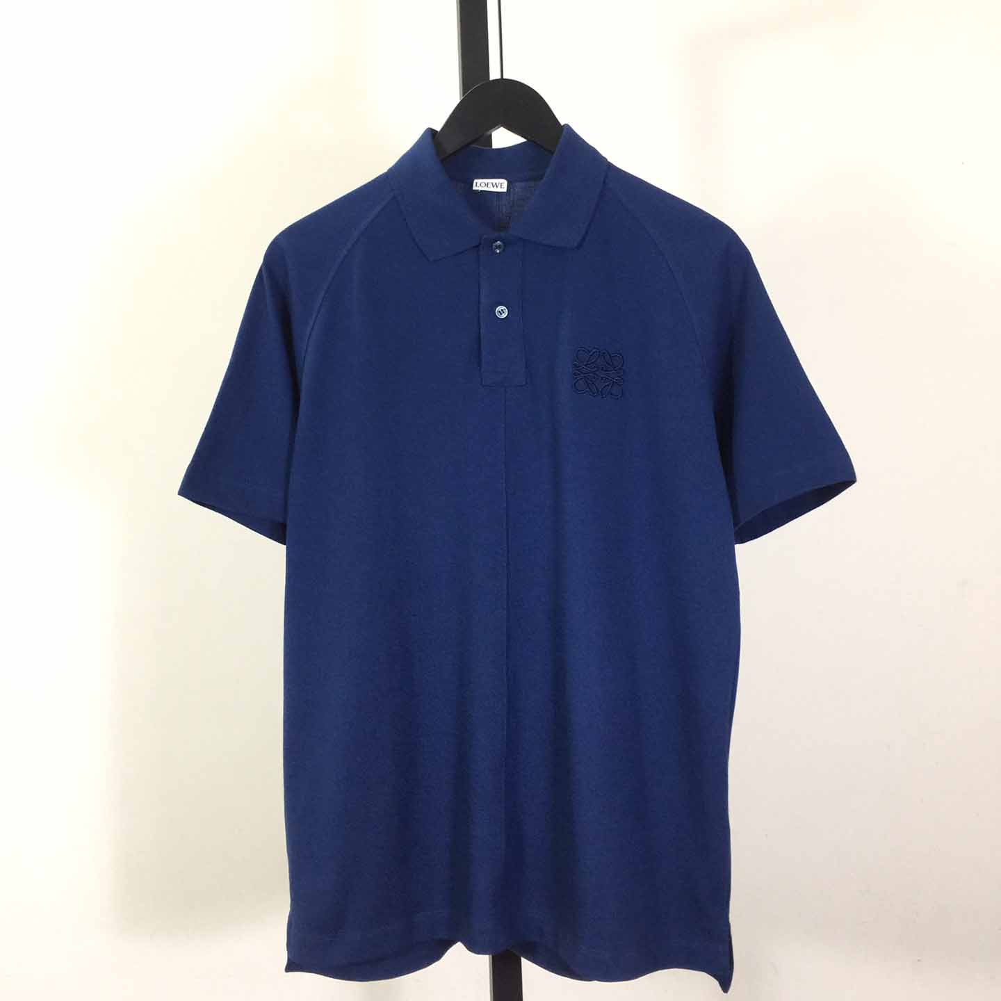 Loewe Logo Cotton Polo Shirt - DesignerGu