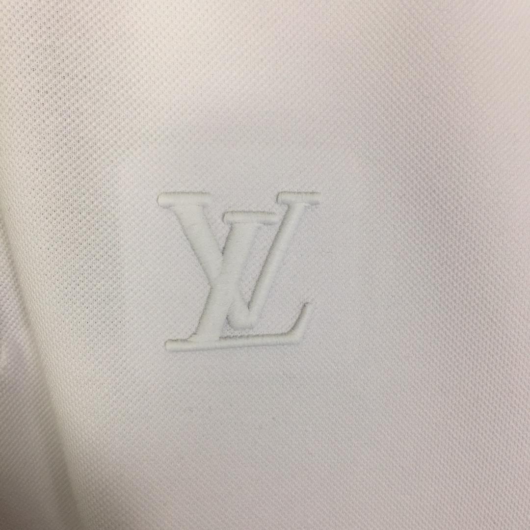 Louis Vuitton Short-Sleeved Cotton Polo Shirt    - DesignerGu