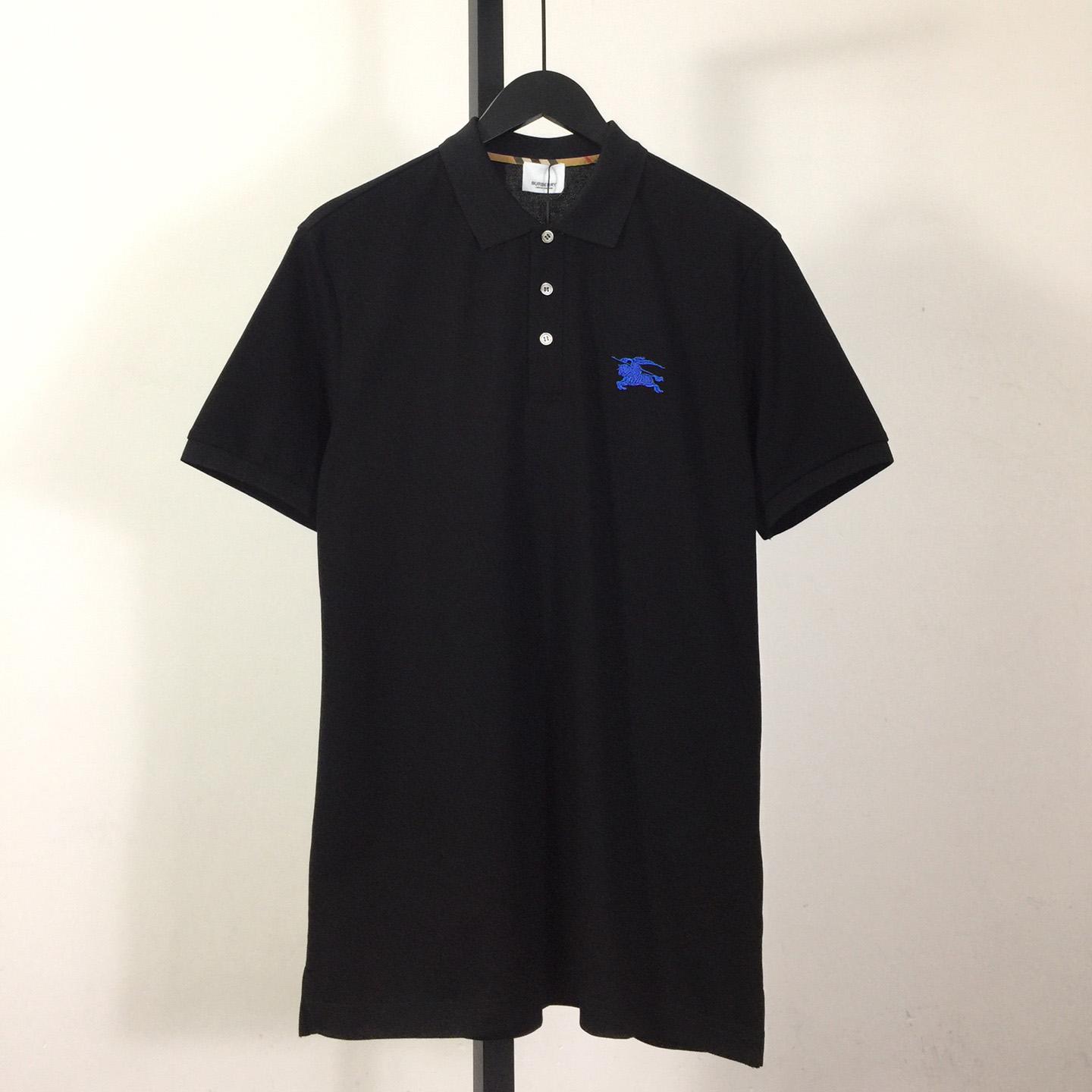 Burberry Logo Cotton Polo Shirt - DesignerGu