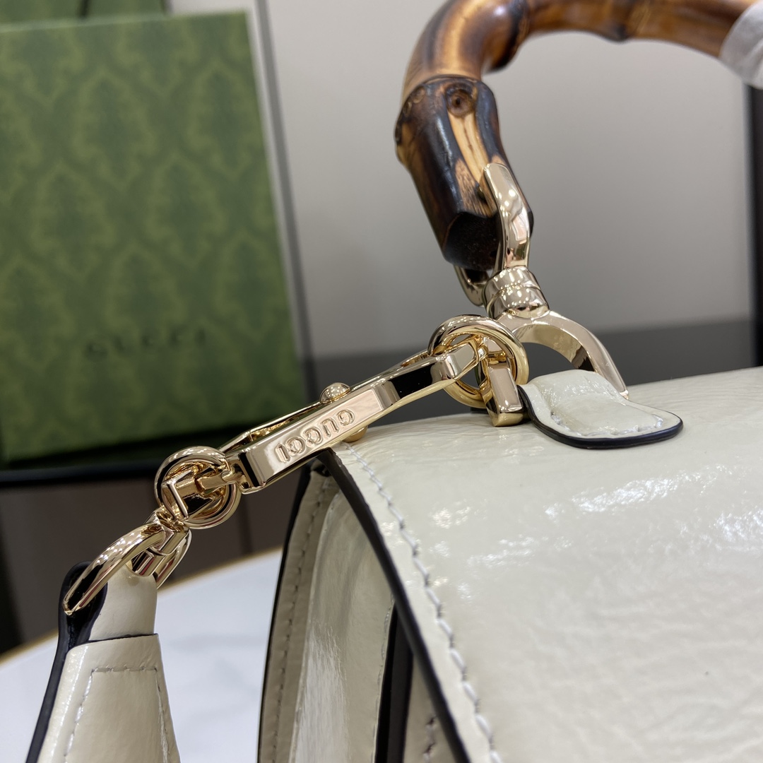 Gucci Bamboo 1947 Small Top Handle Bag   - DesignerGu