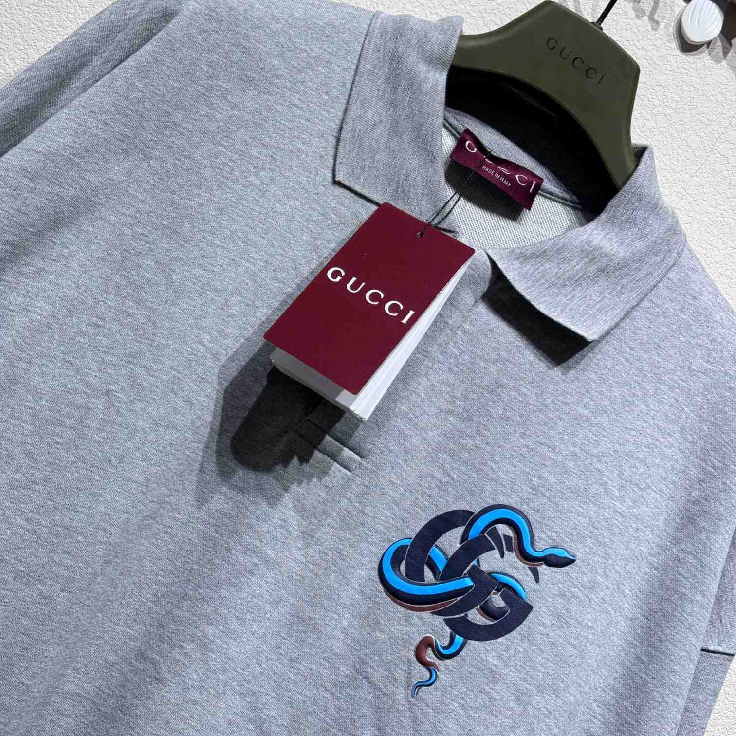 Gucci Printed Cotton Jersey Sweatshirt - DesignerGu