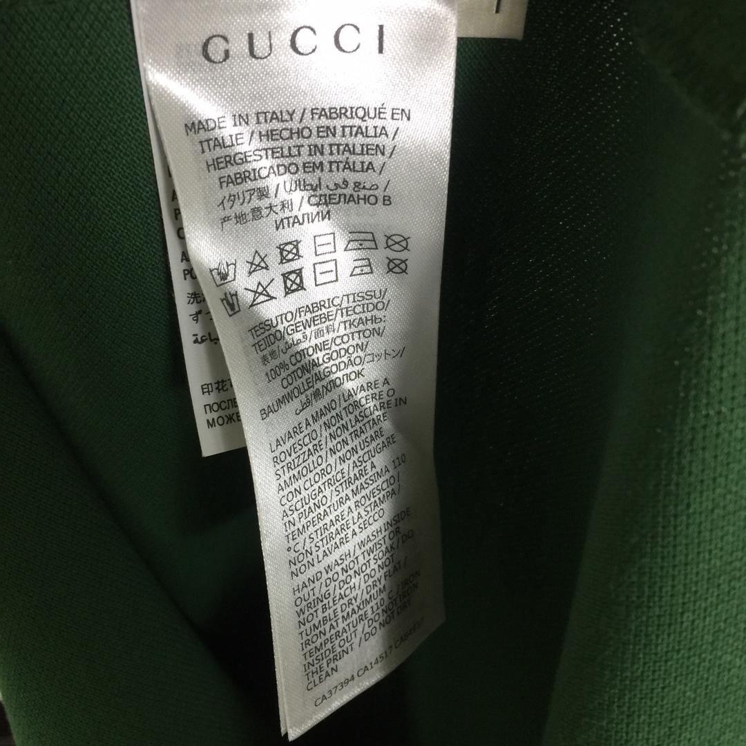 Gucci Cotton Piquet Polo Shirt - DesignerGu