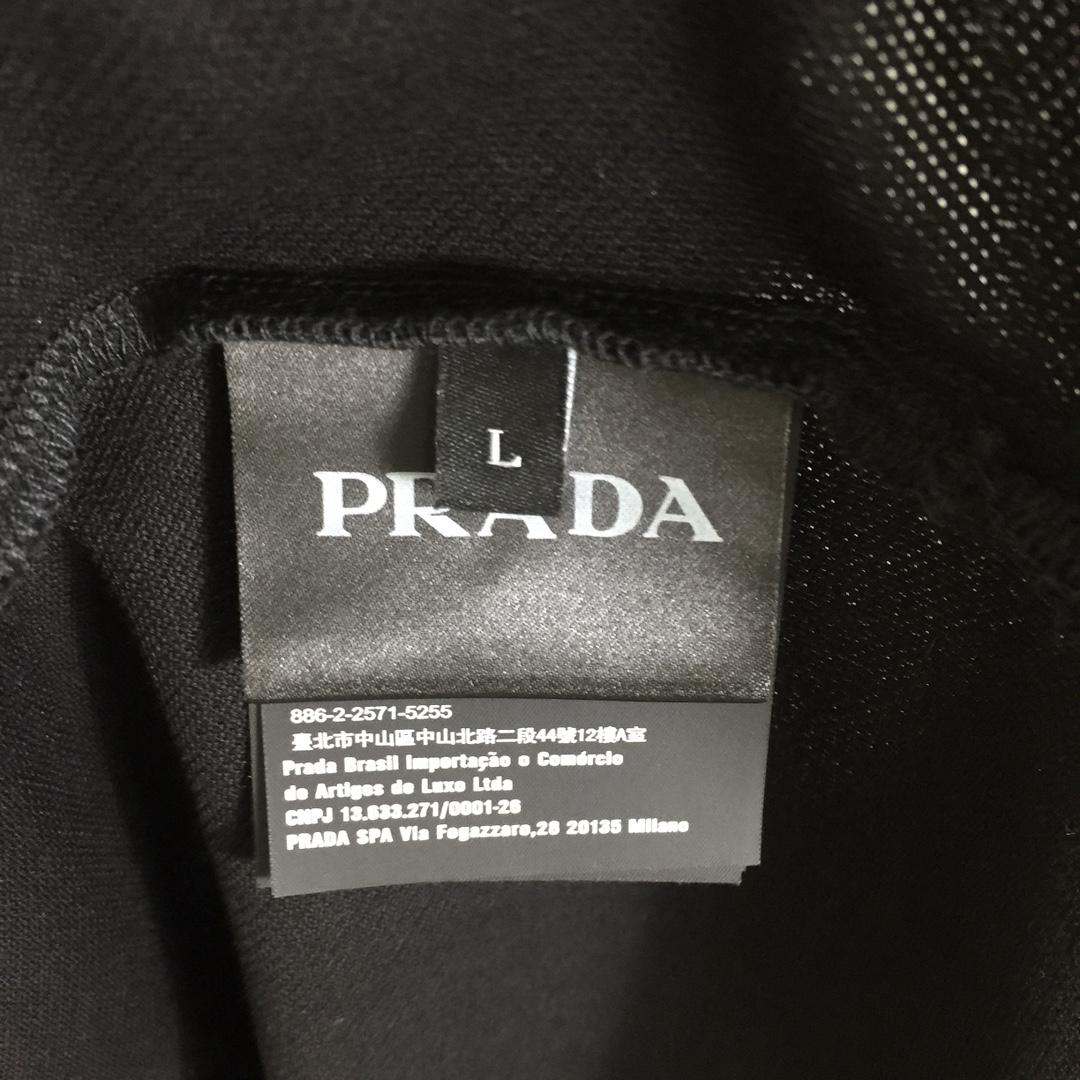 Prada Logo Cotton Polo Shirt - DesignerGu