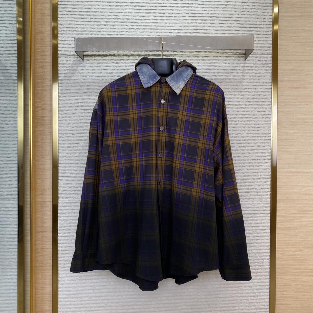 Acne Studios Hooded Button-up Shirt   - DesignerGu