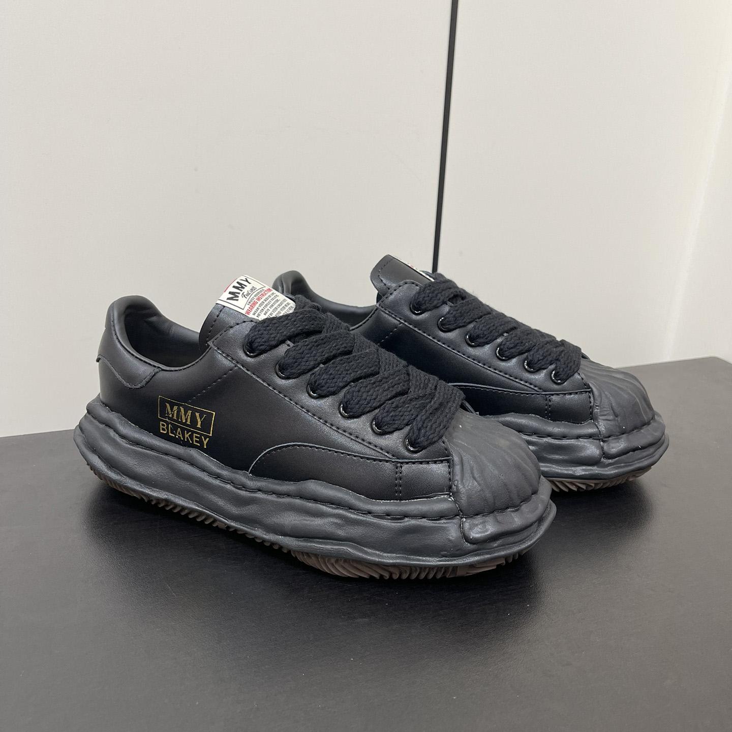 Maison Mihara Yasuhiro Blakey OG Sole Leather Sneakers - DesignerGu