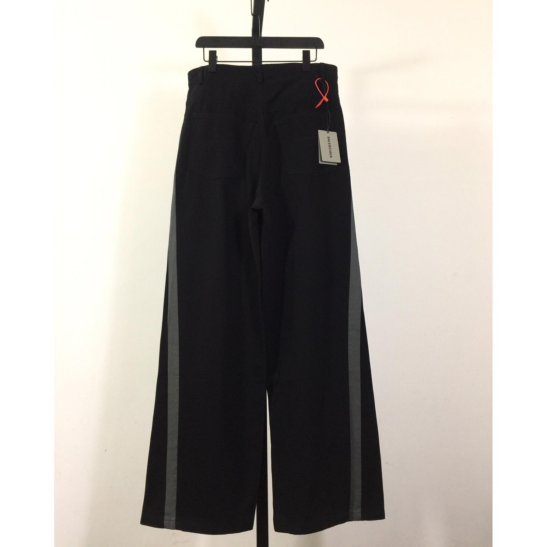 Balenciaga Under Armour® Tracksuit Denim Pants In Black  - DesignerGu