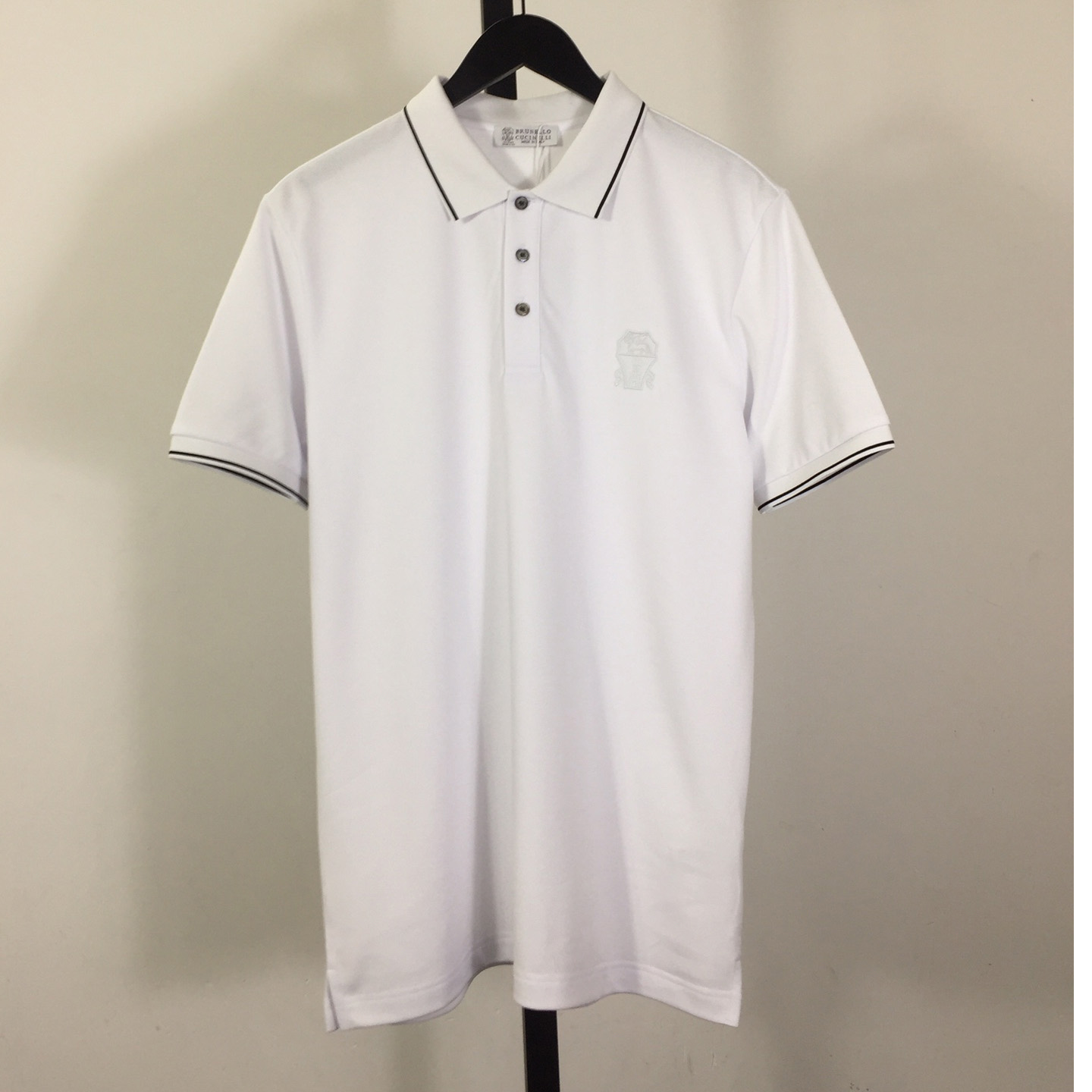 Brunello Cucinelli Short-Sleeved Cotton Polo Shirt    - DesignerGu