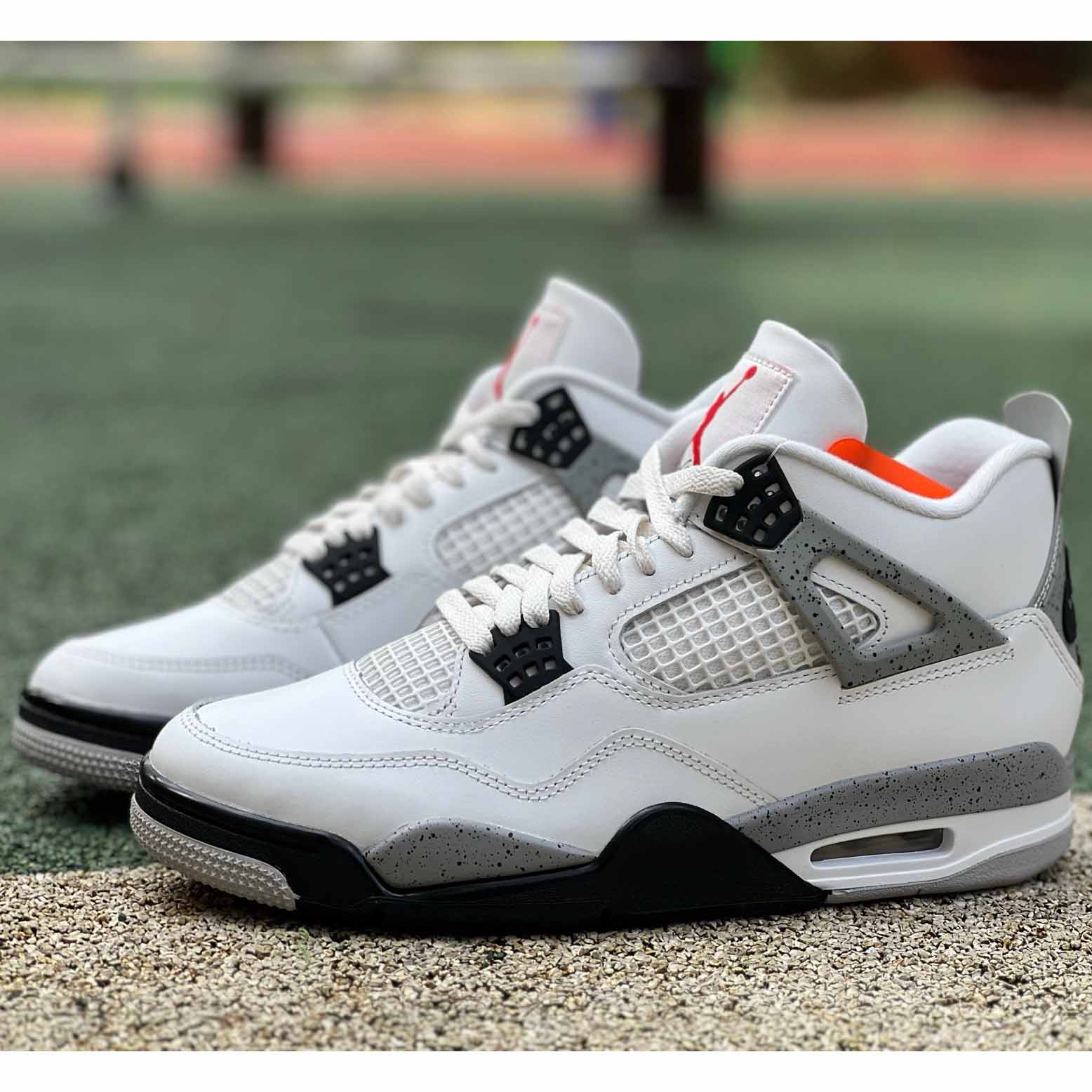 Air Jordan 4 “White Cement” Sneakers    FV5029-100 - DesignerGu