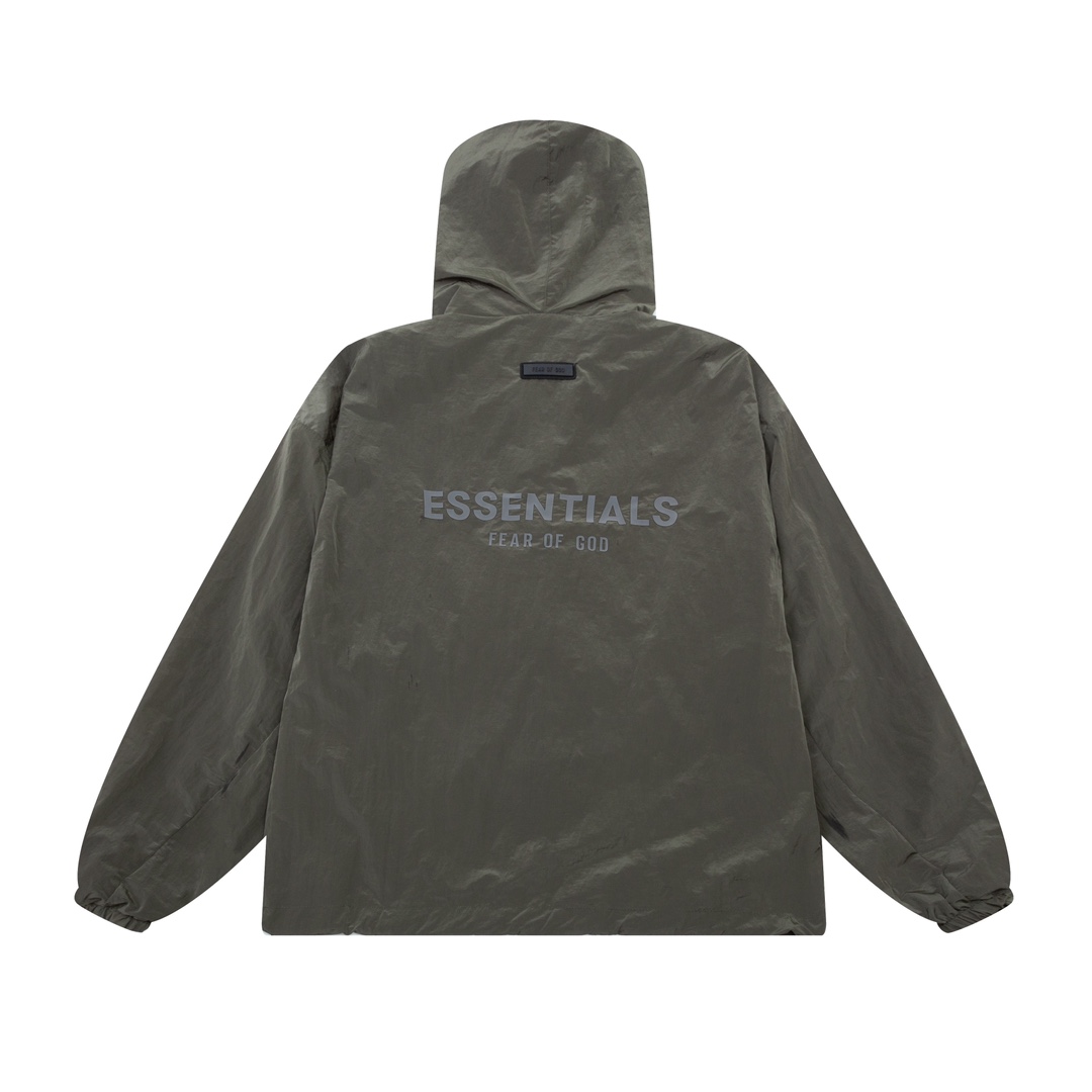 Fear Of God Essential Crinkle Nylon Jacket - DesignerGu