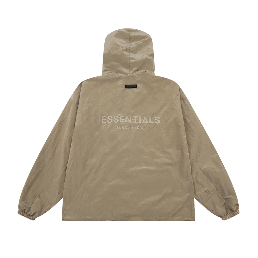 Fear Of God Essential Crinkle Nylon Jacket - DesignerGu