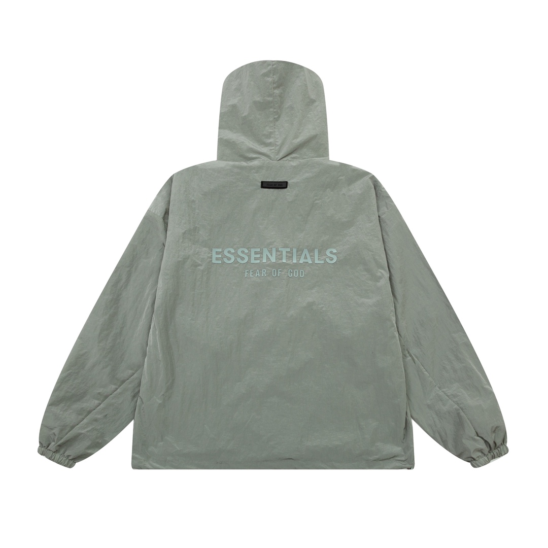 Fear Of God Essential Crinkle Nylon Jacket - DesignerGu