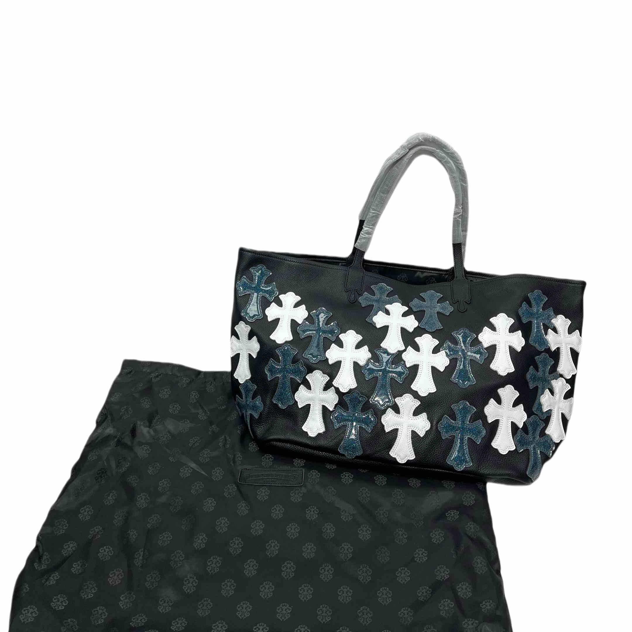 Chrome Heart Cross Tote Bag   35-30cm - DesignerGu