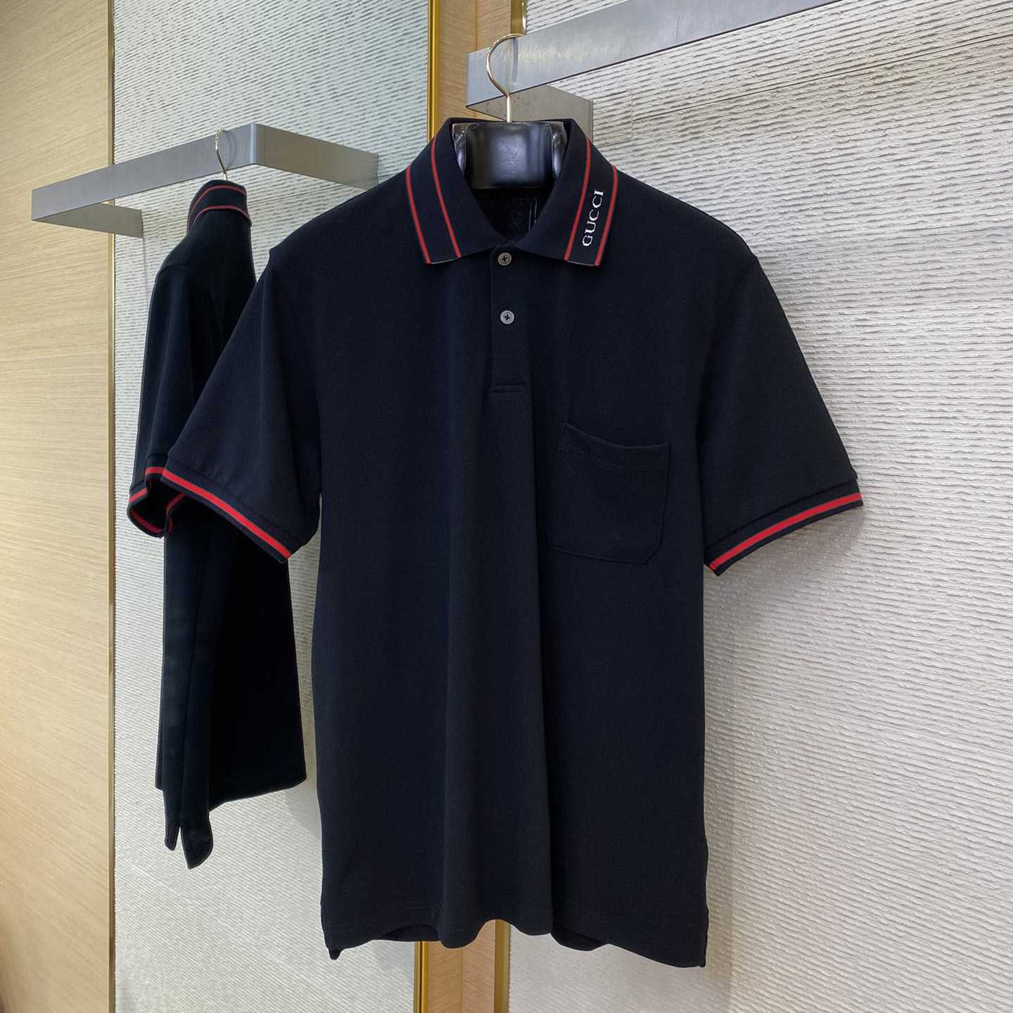 Gucci Cotton Piquet Polo Shirt  - DesignerGu