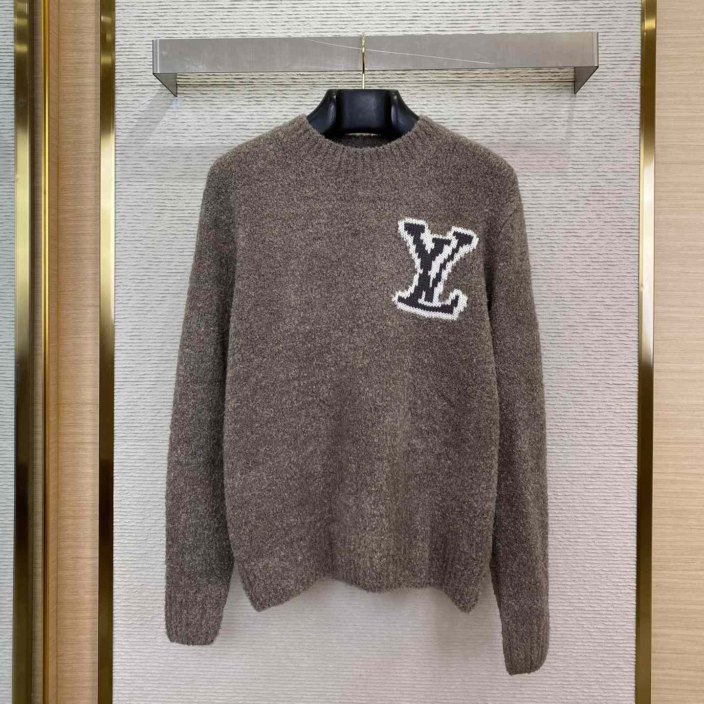 Louis Vuitton Wool Blend Crewneck   - DesignerGu