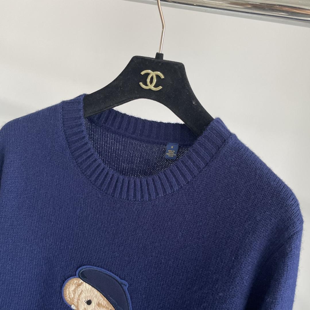 Ralph Lauren Cricket Polo Bear Silk Sweater - DesignerGu