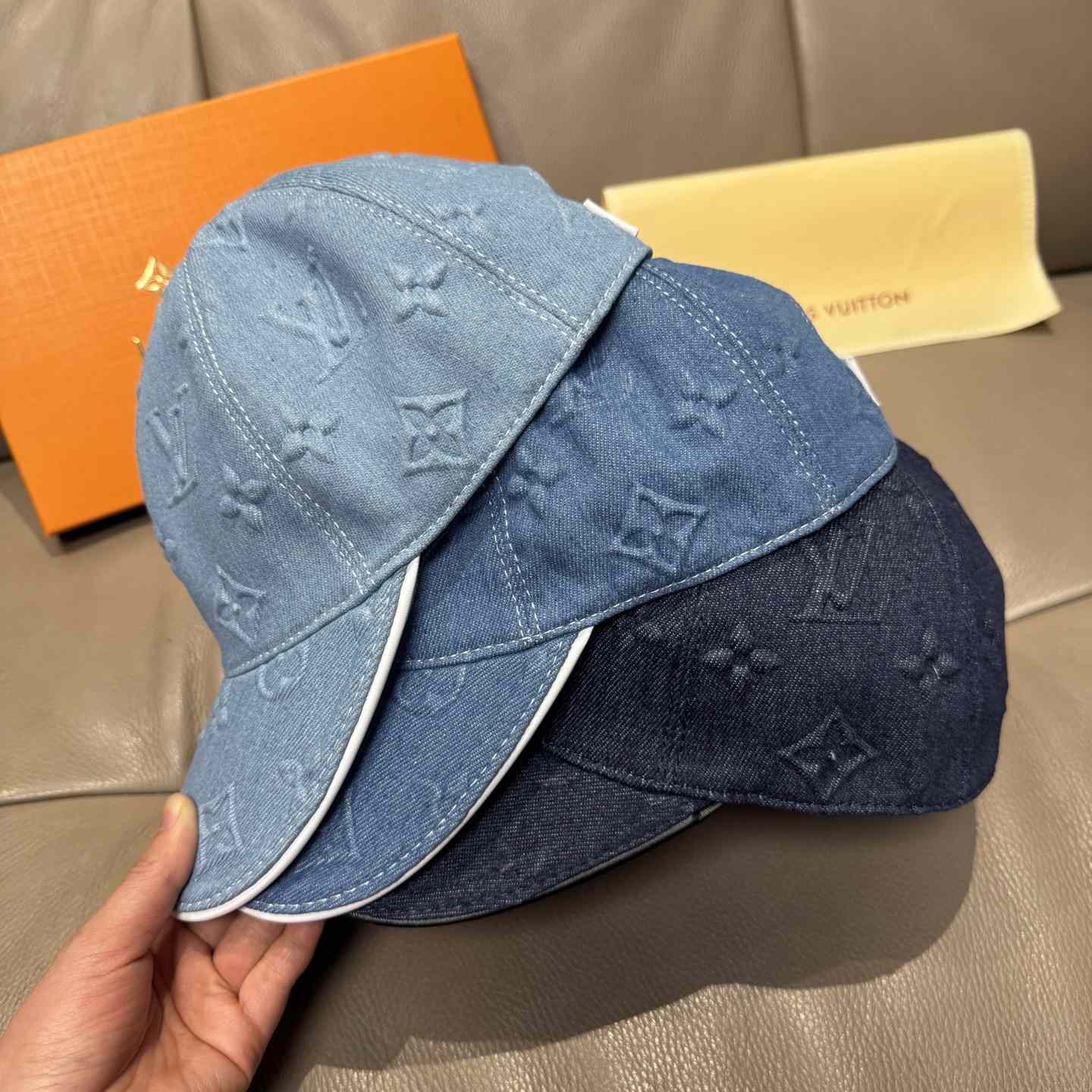 Louis Vuitton Monogram Denim Cap - DesignerGu