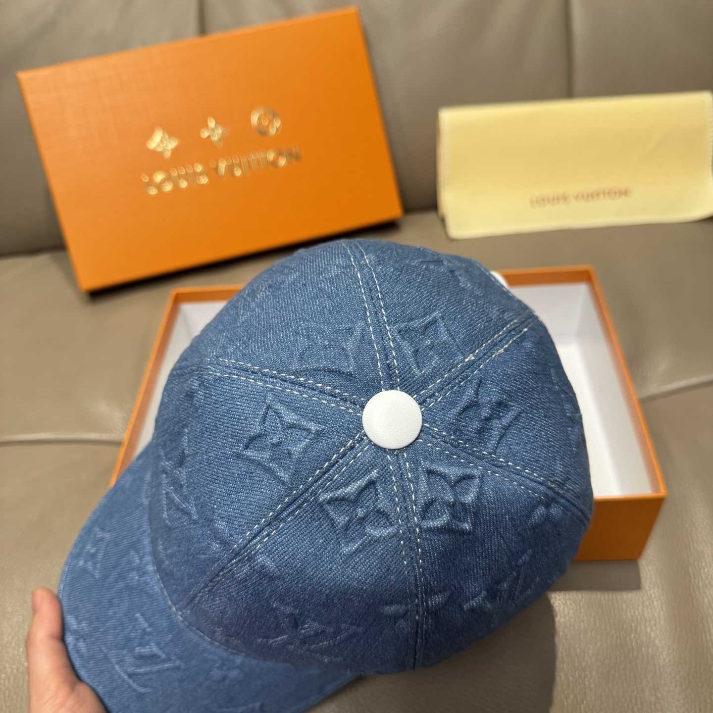 Louis Vuitton Monogram Denim Cap - DesignerGu