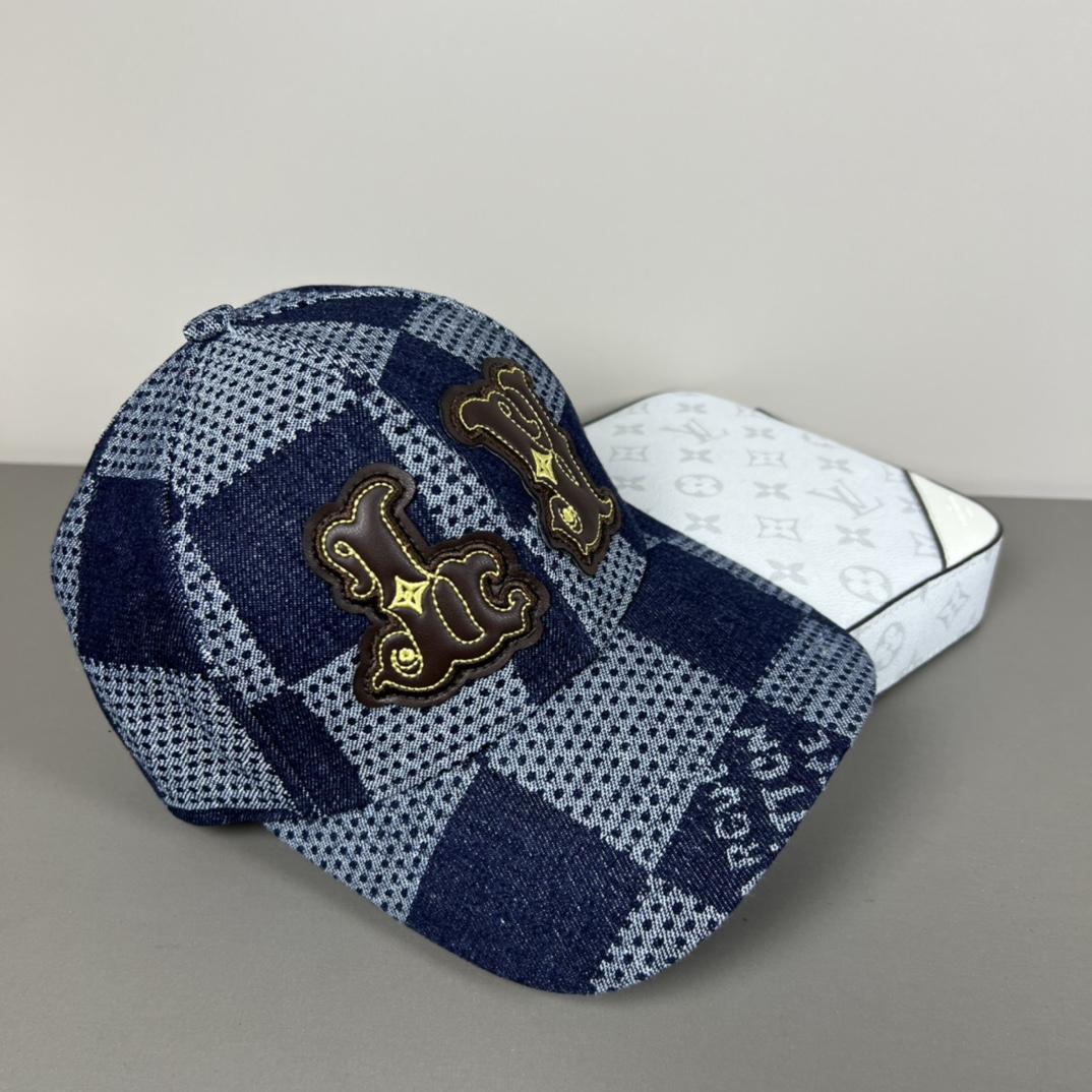 Louis Vuitton Washed 3D Cap  - DesignerGu