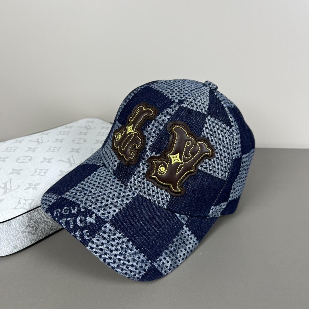 Louis Vuitton Washed 3D Cap  - DesignerGu