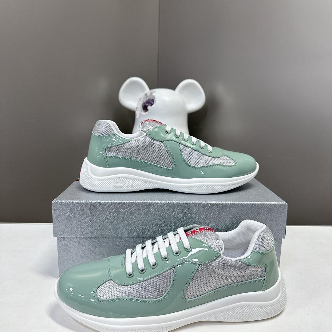 Prada America's Cup Biker Fabric Sneakers - DesignerGu