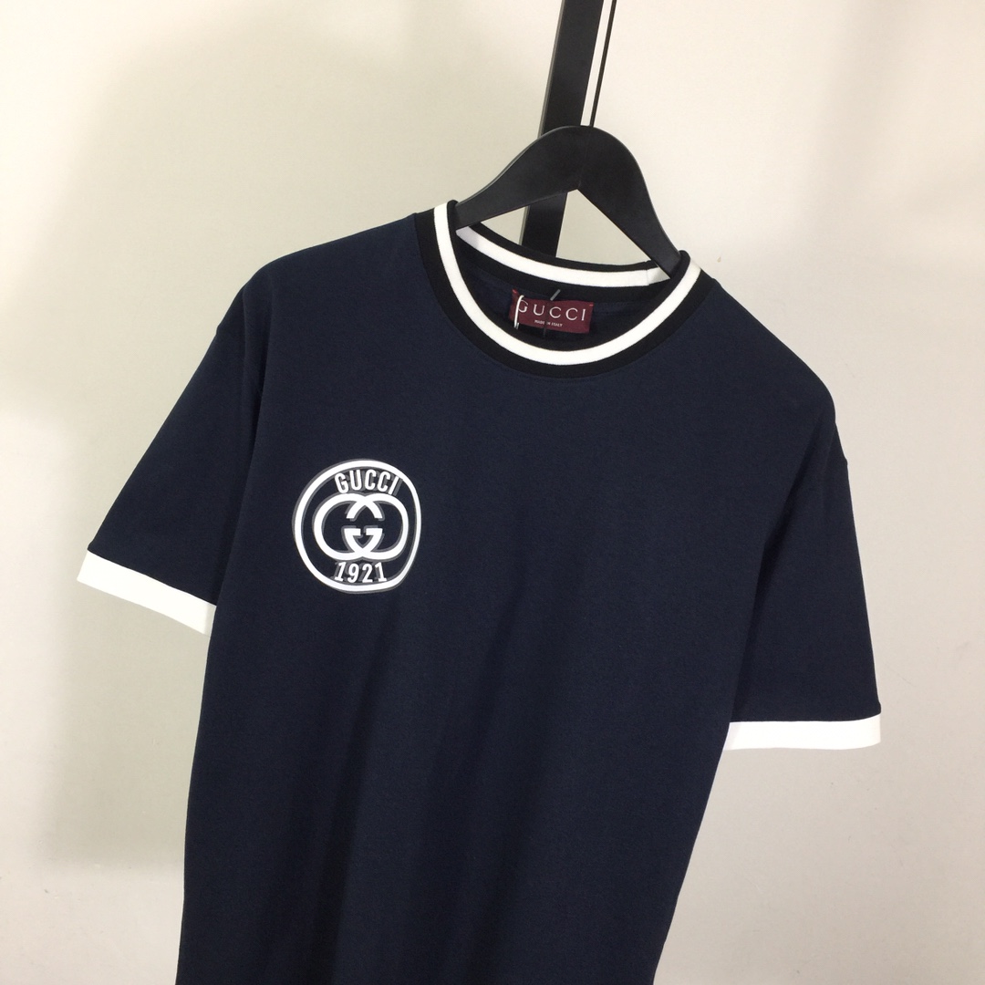 Gucci Cotton Jersey T-shirt With Embroidery - DesignerGu