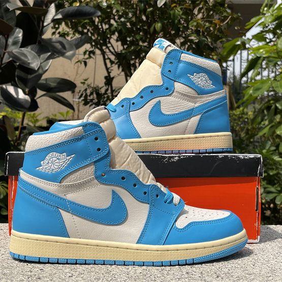 Air Jordan 1 Hi OG “UNC Reimagined” Sneaker   DZ5485-402 - DesignerGu