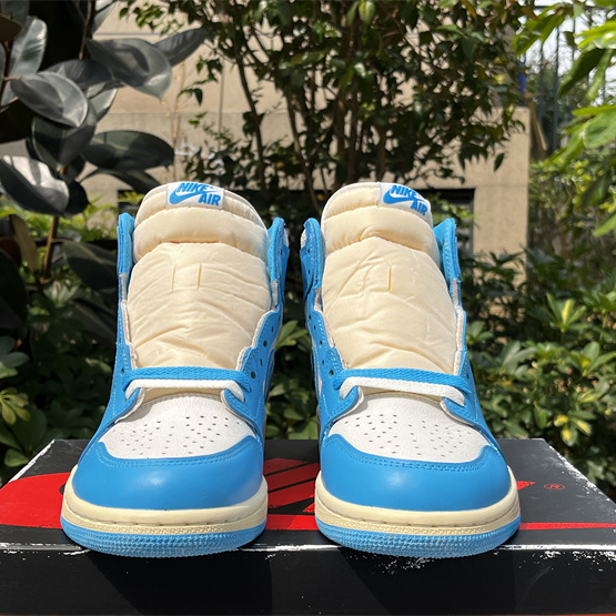 Air Jordan 1 Hi OG “UNC Reimagined” Sneaker   DZ5485-402 - DesignerGu