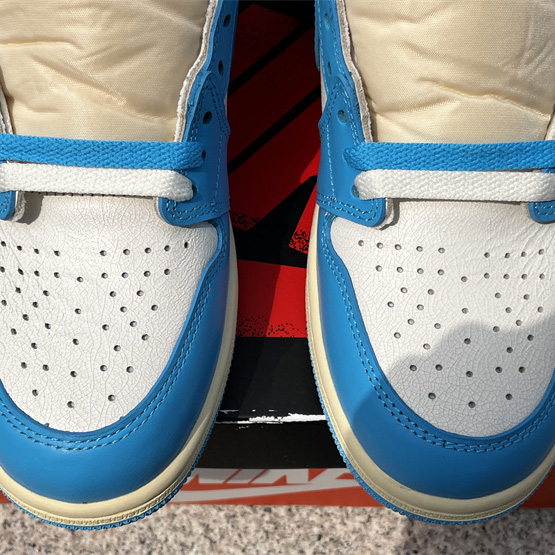 Air Jordan 1 Hi OG “UNC Reimagined” Sneaker   DZ5485-402 - DesignerGu