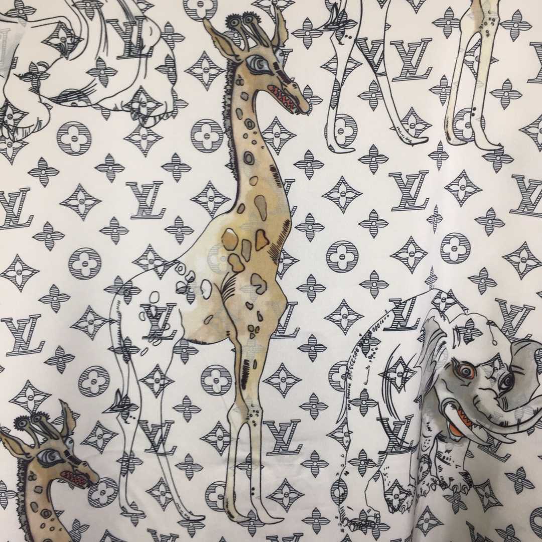 Louis Vuitton x Chapman Brothers Animals Silk Shirt - DesignerGu