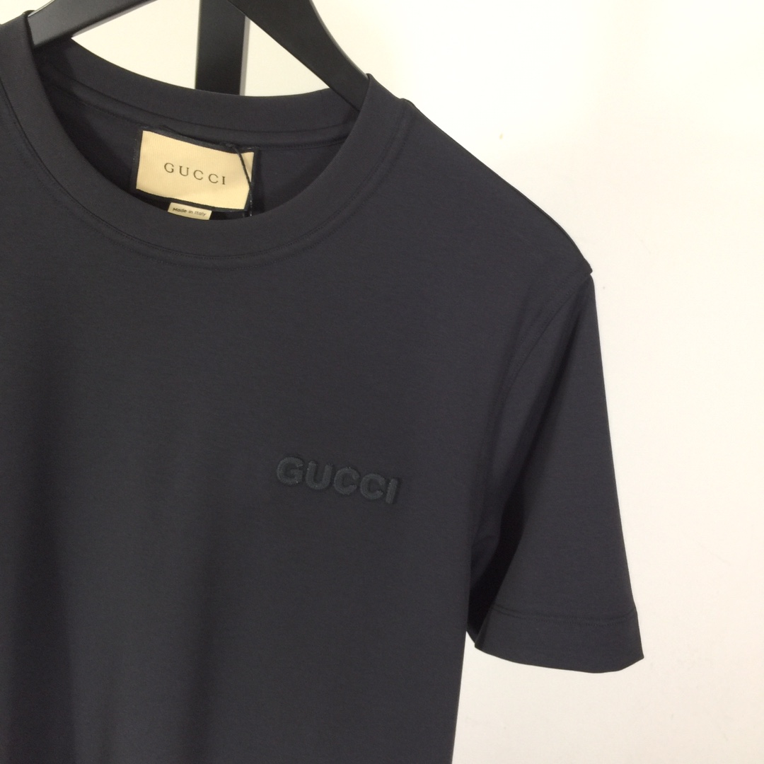 Gucci Cotton Jersey T-shirt With Embroidery - DesignerGu