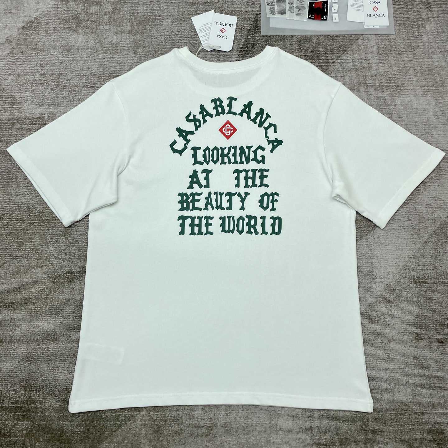 Casablanca Looking at The Beauty Of The World T-Shirt     C962 - DesignerGu