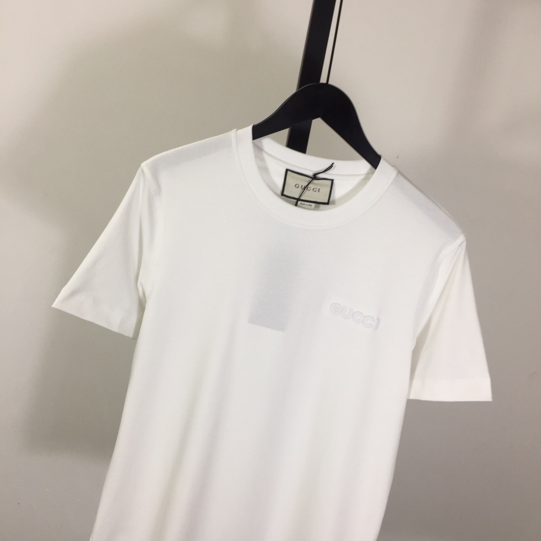 Gucci Cotton Jersey T-shirt With Embroidery - DesignerGu